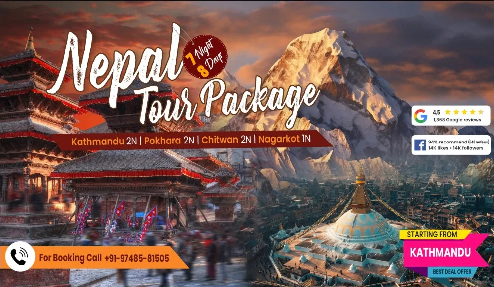 Nepal Package Tour from India Designed for Comfortable and Meaningful Travel